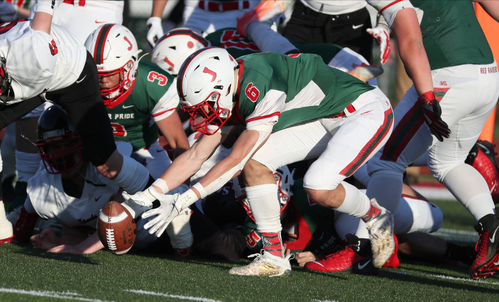 Section VI Class A football championship between Jamestown and South Park